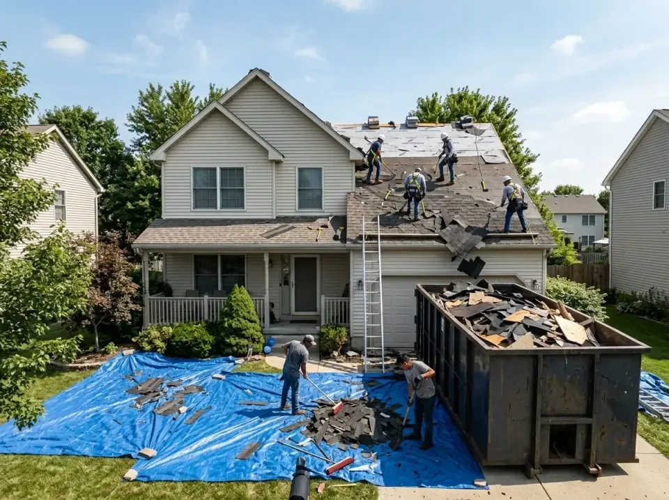 roof-replacement-debris-remova-004 — frequently asked questions, Cheapest Dumpster Rentals in Dermott, AR